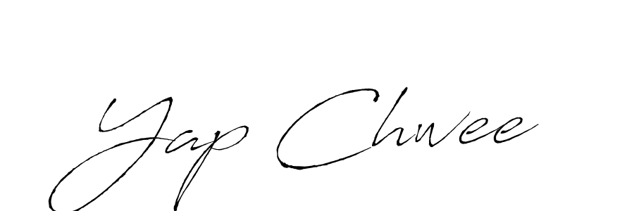 Design your own signature with our free online signature maker. With this signature software, you can create a handwritten (Antro_Vectra) signature for name Yap Chwee. Yap Chwee signature style 6 images and pictures png