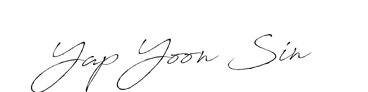 if you are searching for the best signature style for your name Yap Yoon Sin. so please give up your signature search. here we have designed multiple signature styles  using Antro_Vectra. Yap Yoon Sin signature style 6 images and pictures png