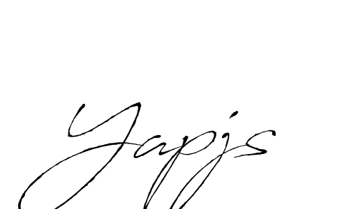 You should practise on your own different ways (Antro_Vectra) to write your name (Yapjs) in signature. don't let someone else do it for you. Yapjs signature style 6 images and pictures png