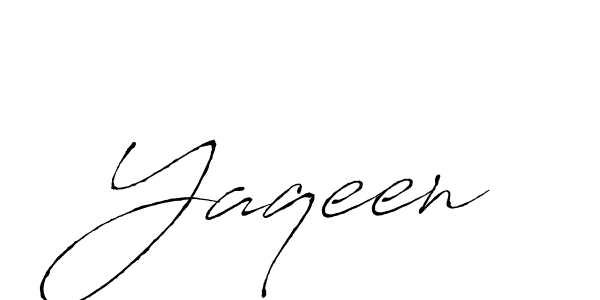 Make a beautiful signature design for name Yaqeen. With this signature (Antro_Vectra) style, you can create a handwritten signature for free. Yaqeen signature style 6 images and pictures png