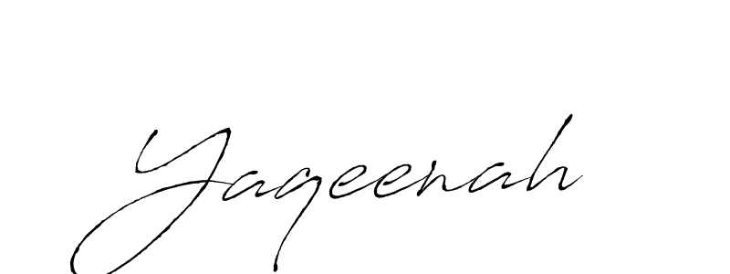 The best way (Antro_Vectra) to make a short signature is to pick only two or three words in your name. The name Yaqeenah include a total of six letters. For converting this name. Yaqeenah signature style 6 images and pictures png
