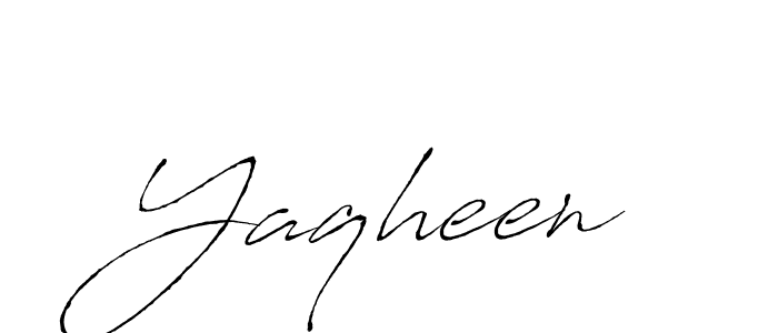 Also we have Yaqheen name is the best signature style. Create professional handwritten signature collection using Antro_Vectra autograph style. Yaqheen signature style 6 images and pictures png