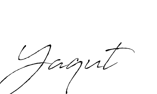 Make a beautiful signature design for name Yaqut. With this signature (Antro_Vectra) style, you can create a handwritten signature for free. Yaqut signature style 6 images and pictures png