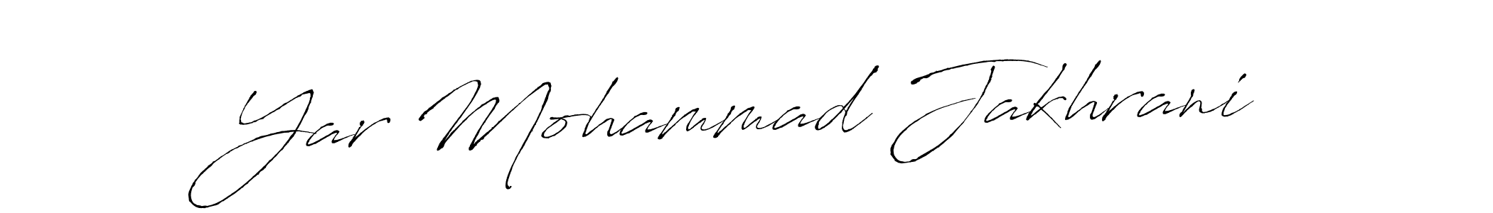 Make a beautiful signature design for name Yar Mohammad Jakhrani. Use this online signature maker to create a handwritten signature for free. Yar Mohammad Jakhrani signature style 6 images and pictures png