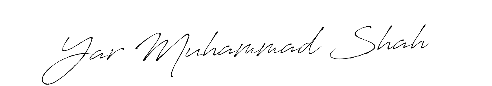 It looks lik you need a new signature style for name Yar Muhammad Shah. Design unique handwritten (Antro_Vectra) signature with our free signature maker in just a few clicks. Yar Muhammad Shah signature style 6 images and pictures png