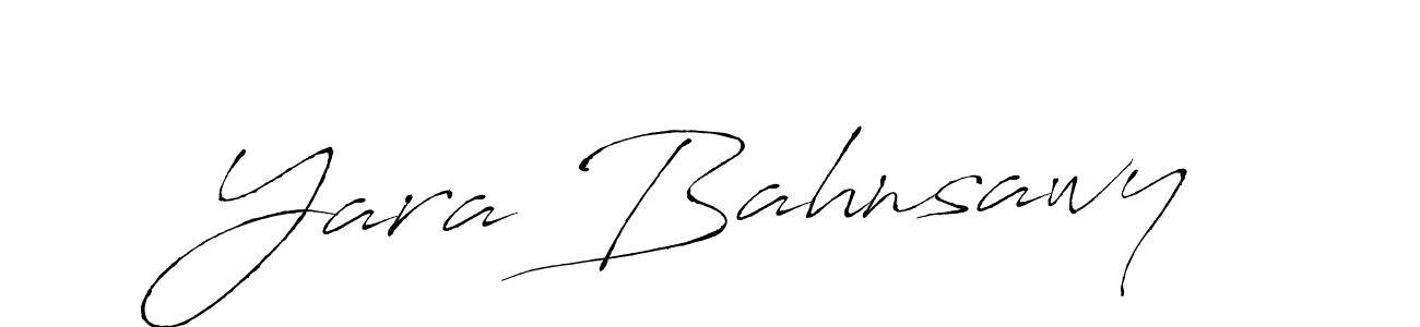 How to make Yara Bahnsawy signature? Antro_Vectra is a professional autograph style. Create handwritten signature for Yara Bahnsawy name. Yara Bahnsawy signature style 6 images and pictures png