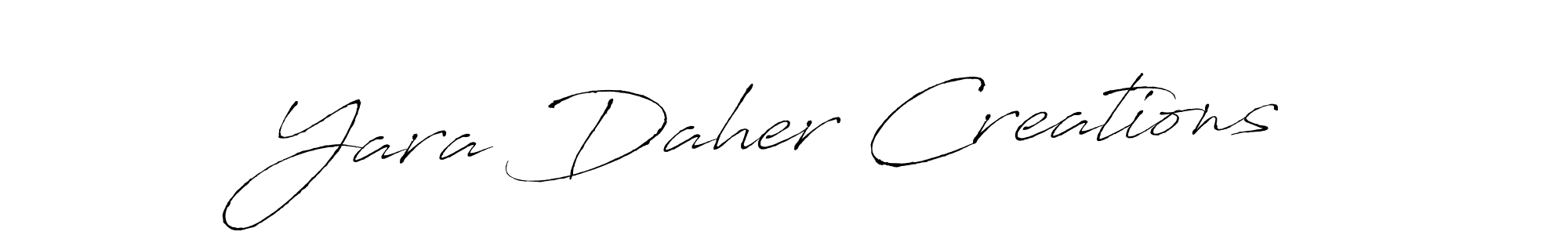 The best way (Antro_Vectra) to make a short signature is to pick only two or three words in your name. The name Yara Daher Creations include a total of six letters. For converting this name. Yara Daher Creations signature style 6 images and pictures png