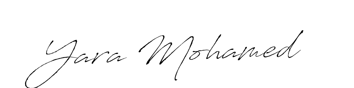 How to make Yara Mohamed signature? Antro_Vectra is a professional autograph style. Create handwritten signature for Yara Mohamed name. Yara Mohamed signature style 6 images and pictures png