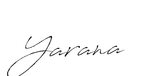 Make a beautiful signature design for name Yarana. With this signature (Antro_Vectra) style, you can create a handwritten signature for free. Yarana signature style 6 images and pictures png