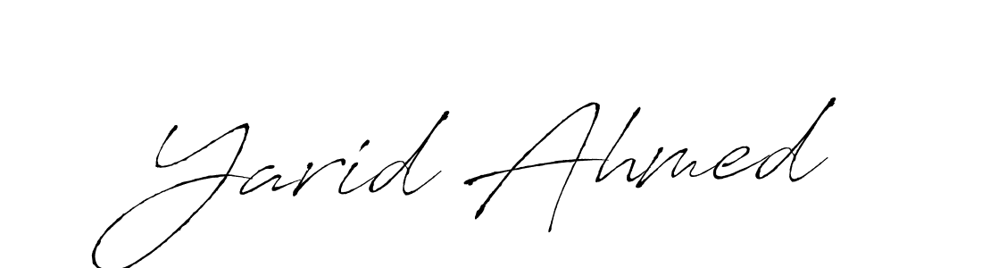 Also You can easily find your signature by using the search form. We will create Yarid Ahmed name handwritten signature images for you free of cost using Antro_Vectra sign style. Yarid Ahmed signature style 6 images and pictures png