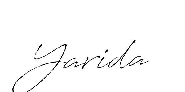 Yarida stylish signature style. Best Handwritten Sign (Antro_Vectra) for my name. Handwritten Signature Collection Ideas for my name Yarida. Yarida signature style 6 images and pictures png