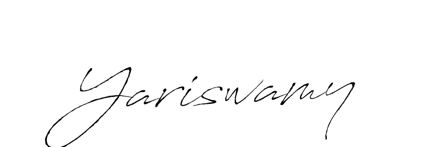 Make a beautiful signature design for name Yariswamy. With this signature (Antro_Vectra) style, you can create a handwritten signature for free. Yariswamy signature style 6 images and pictures png