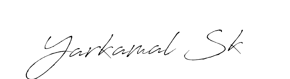 Design your own signature with our free online signature maker. With this signature software, you can create a handwritten (Antro_Vectra) signature for name Yarkamal Sk. Yarkamal Sk signature style 6 images and pictures png