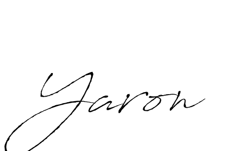 Yaron stylish signature style. Best Handwritten Sign (Antro_Vectra) for my name. Handwritten Signature Collection Ideas for my name Yaron. Yaron signature style 6 images and pictures png