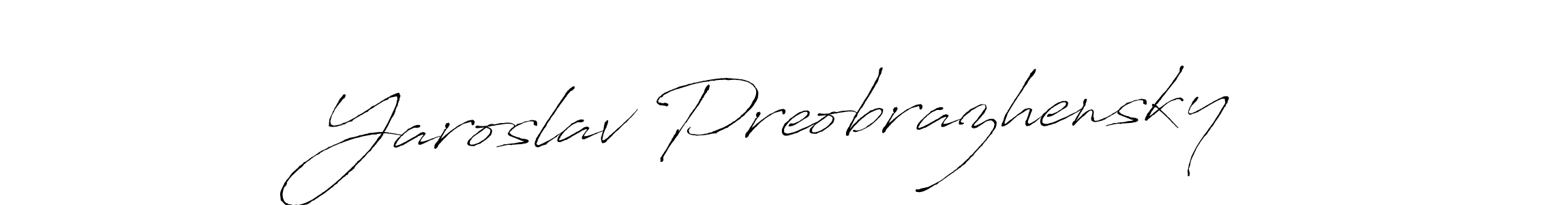 Create a beautiful signature design for name Yaroslav Preobrazhensky. With this signature (Antro_Vectra) fonts, you can make a handwritten signature for free. Yaroslav Preobrazhensky signature style 6 images and pictures png