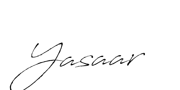 How to make Yasaar signature? Antro_Vectra is a professional autograph style. Create handwritten signature for Yasaar name. Yasaar signature style 6 images and pictures png