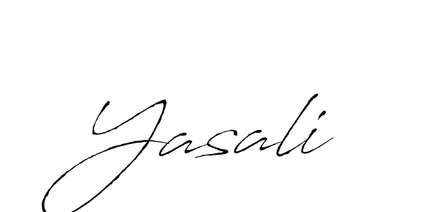 The best way (Antro_Vectra) to make a short signature is to pick only two or three words in your name. The name Yasali include a total of six letters. For converting this name. Yasali signature style 6 images and pictures png