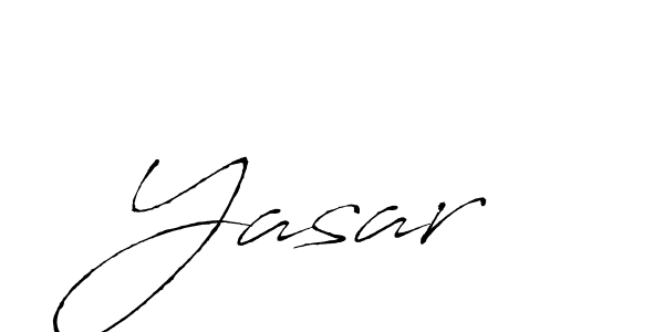 Use a signature maker to create a handwritten signature online. With this signature software, you can design (Antro_Vectra) your own signature for name Yasar . Yasar  signature style 6 images and pictures png