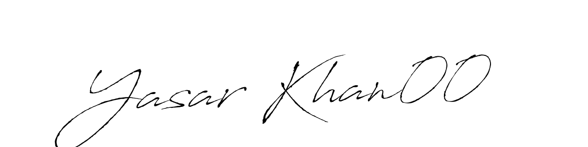 Antro_Vectra is a professional signature style that is perfect for those who want to add a touch of class to their signature. It is also a great choice for those who want to make their signature more unique. Get Yasar Khan00 name to fancy signature for free. Yasar Khan00 signature style 6 images and pictures png