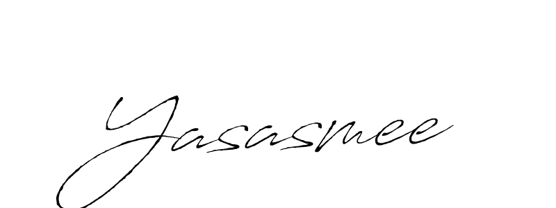 Design your own signature with our free online signature maker. With this signature software, you can create a handwritten (Antro_Vectra) signature for name Yasasmee. Yasasmee signature style 6 images and pictures png