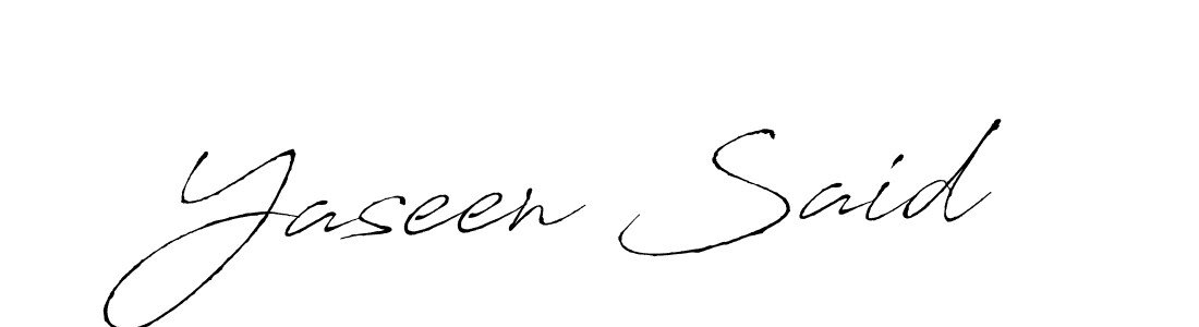 It looks lik you need a new signature style for name Yaseen Said. Design unique handwritten (Antro_Vectra) signature with our free signature maker in just a few clicks. Yaseen Said signature style 6 images and pictures png