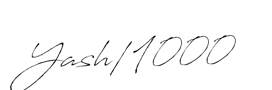 Create a beautiful signature design for name Yash/1000. With this signature (Antro_Vectra) fonts, you can make a handwritten signature for free. Yash/1000 signature style 6 images and pictures png