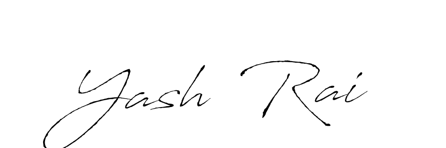 How to make Yash  Rai signature? Antro_Vectra is a professional autograph style. Create handwritten signature for Yash  Rai name. Yash  Rai signature style 6 images and pictures png