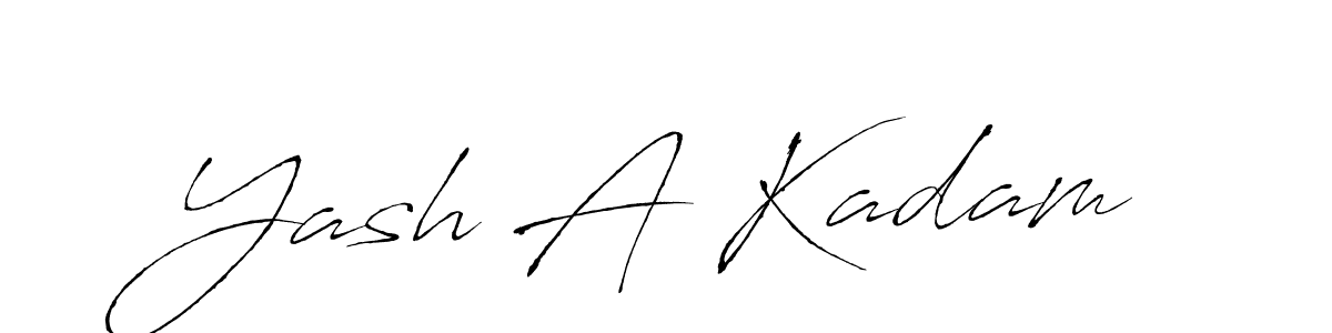 Make a beautiful signature design for name Yash A Kadam. Use this online signature maker to create a handwritten signature for free. Yash A Kadam signature style 6 images and pictures png