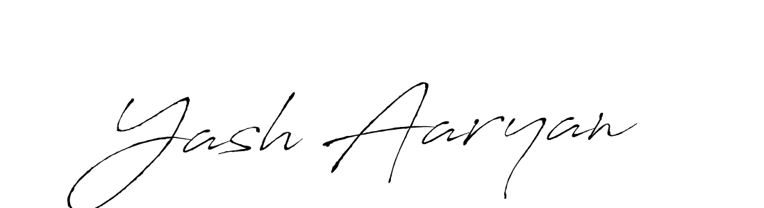 Also we have Yash Aaryan name is the best signature style. Create professional handwritten signature collection using Antro_Vectra autograph style. Yash Aaryan signature style 6 images and pictures png