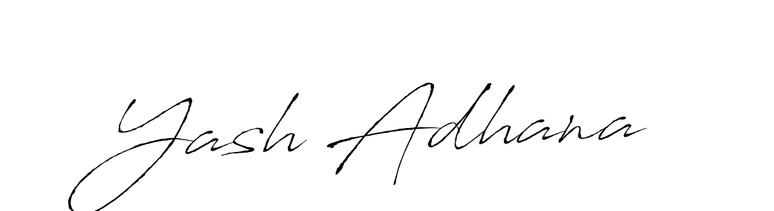 It looks lik you need a new signature style for name Yash Adhana. Design unique handwritten (Antro_Vectra) signature with our free signature maker in just a few clicks. Yash Adhana signature style 6 images and pictures png