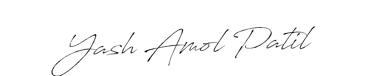 Antro_Vectra is a professional signature style that is perfect for those who want to add a touch of class to their signature. It is also a great choice for those who want to make their signature more unique. Get Yash Amol Patil name to fancy signature for free. Yash Amol Patil signature style 6 images and pictures png