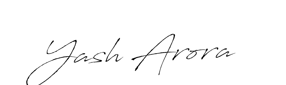 if you are searching for the best signature style for your name Yash Arora. so please give up your signature search. here we have designed multiple signature styles  using Antro_Vectra. Yash Arora signature style 6 images and pictures png