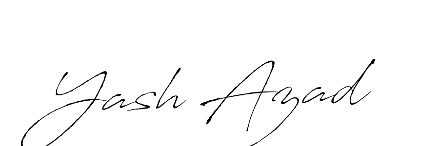 It looks lik you need a new signature style for name Yash Azad. Design unique handwritten (Antro_Vectra) signature with our free signature maker in just a few clicks. Yash Azad signature style 6 images and pictures png