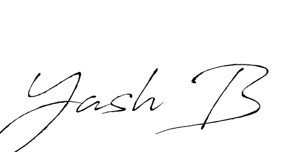 Similarly Antro_Vectra is the best handwritten signature design. Signature creator online .You can use it as an online autograph creator for name Yash B. Yash B signature style 6 images and pictures png