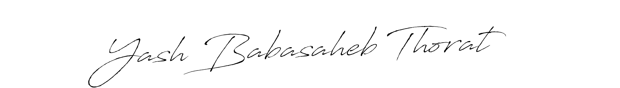Antro_Vectra is a professional signature style that is perfect for those who want to add a touch of class to their signature. It is also a great choice for those who want to make their signature more unique. Get Yash Babasaheb Thorat name to fancy signature for free. Yash Babasaheb Thorat signature style 6 images and pictures png