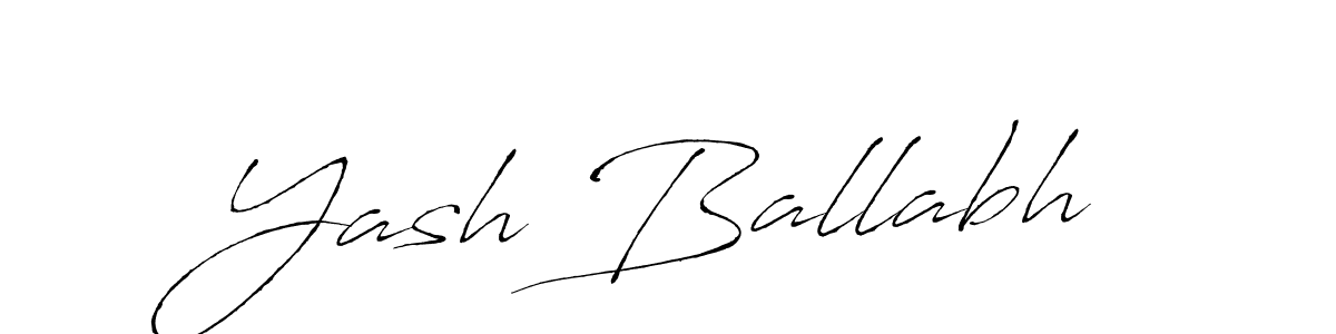 It looks lik you need a new signature style for name Yash Ballabh. Design unique handwritten (Antro_Vectra) signature with our free signature maker in just a few clicks. Yash Ballabh signature style 6 images and pictures png