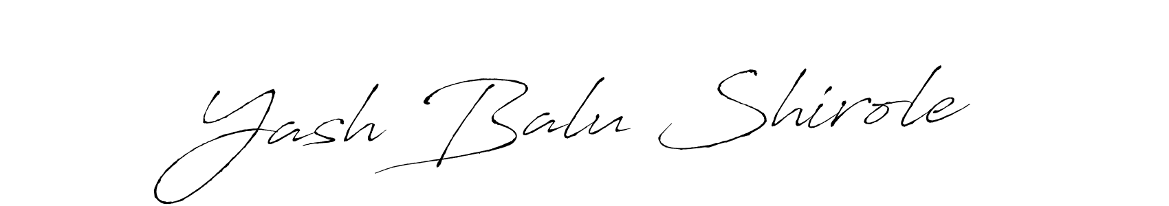 You can use this online signature creator to create a handwritten signature for the name Yash Balu Shirole. This is the best online autograph maker. Yash Balu Shirole signature style 6 images and pictures png