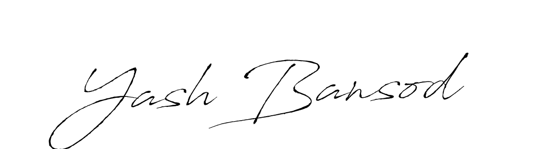Also we have Yash Bansod name is the best signature style. Create professional handwritten signature collection using Antro_Vectra autograph style. Yash Bansod signature style 6 images and pictures png