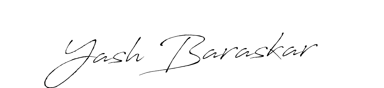 How to make Yash Baraskar signature? Antro_Vectra is a professional autograph style. Create handwritten signature for Yash Baraskar name. Yash Baraskar signature style 6 images and pictures png