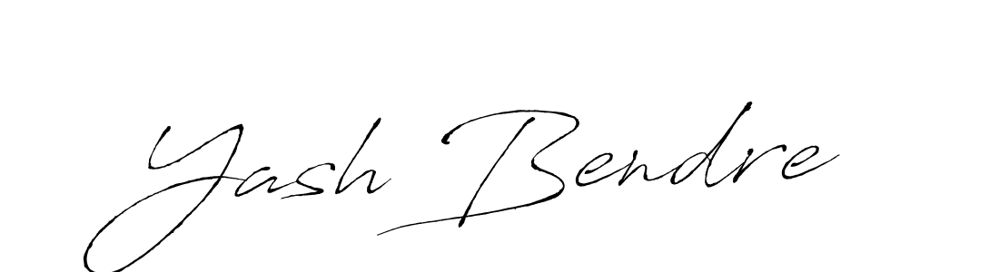 How to make Yash Bendre name signature. Use Antro_Vectra style for creating short signs online. This is the latest handwritten sign. Yash Bendre signature style 6 images and pictures png