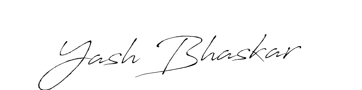 Create a beautiful signature design for name Yash Bhaskar. With this signature (Antro_Vectra) fonts, you can make a handwritten signature for free. Yash Bhaskar signature style 6 images and pictures png