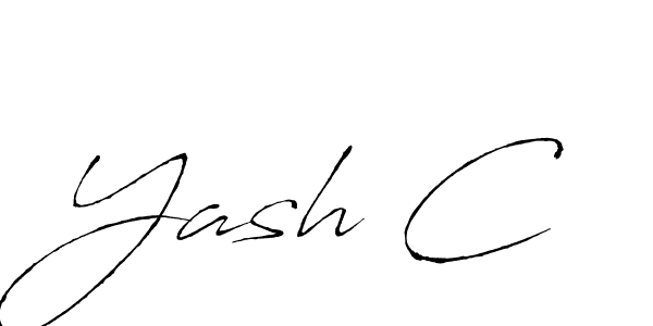 Also You can easily find your signature by using the search form. We will create Yash C name handwritten signature images for you free of cost using Antro_Vectra sign style. Yash C signature style 6 images and pictures png