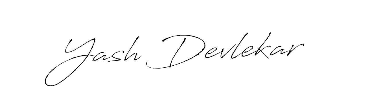 Similarly Antro_Vectra is the best handwritten signature design. Signature creator online .You can use it as an online autograph creator for name Yash Devlekar. Yash Devlekar signature style 6 images and pictures png