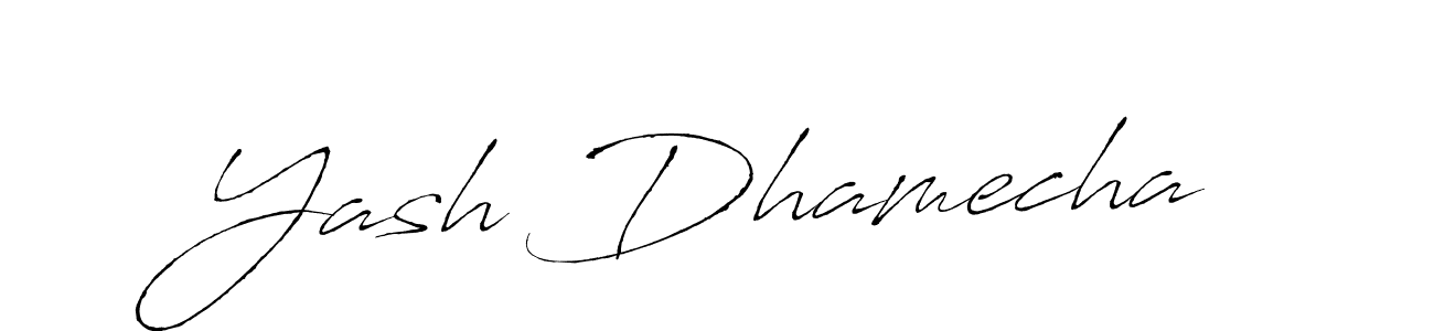 Make a beautiful signature design for name Yash Dhamecha. Use this online signature maker to create a handwritten signature for free. Yash Dhamecha signature style 6 images and pictures png