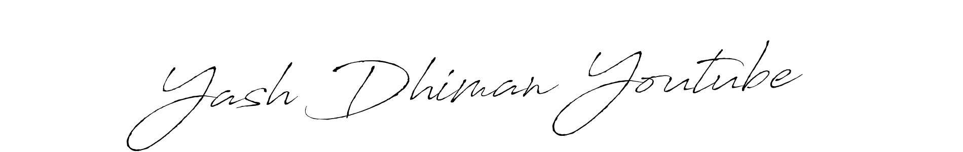 Antro_Vectra is a professional signature style that is perfect for those who want to add a touch of class to their signature. It is also a great choice for those who want to make their signature more unique. Get Yash Dhiman Youtube name to fancy signature for free. Yash Dhiman Youtube signature style 6 images and pictures png