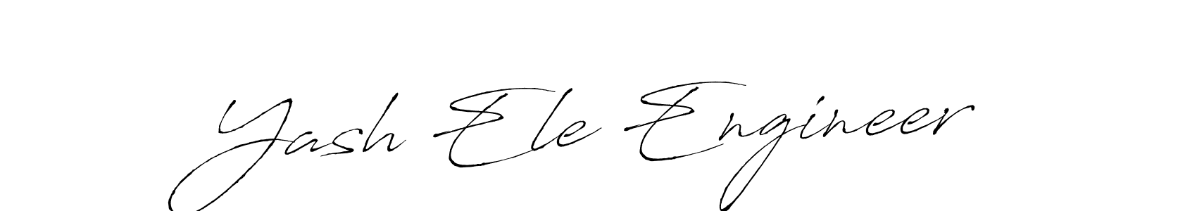 Make a beautiful signature design for name Yash Ele Engineer. Use this online signature maker to create a handwritten signature for free. Yash Ele Engineer signature style 6 images and pictures png