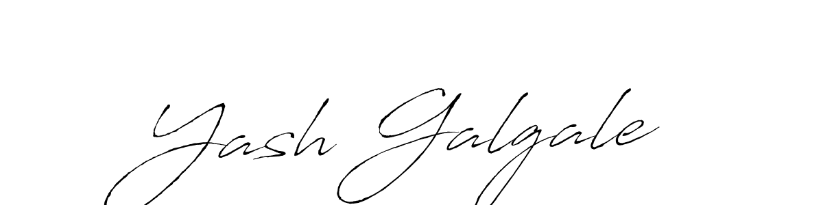 How to make Yash Galgale name signature. Use Antro_Vectra style for creating short signs online. This is the latest handwritten sign. Yash Galgale signature style 6 images and pictures png