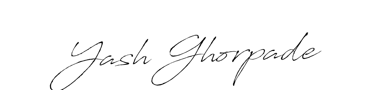 Also You can easily find your signature by using the search form. We will create Yash Ghorpade name handwritten signature images for you free of cost using Antro_Vectra sign style. Yash Ghorpade signature style 6 images and pictures png