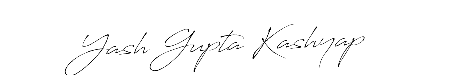 It looks lik you need a new signature style for name Yash Gupta Kashyap. Design unique handwritten (Antro_Vectra) signature with our free signature maker in just a few clicks. Yash Gupta Kashyap signature style 6 images and pictures png