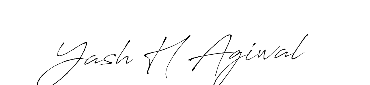 It looks lik you need a new signature style for name Yash H Agiwal. Design unique handwritten (Antro_Vectra) signature with our free signature maker in just a few clicks. Yash H Agiwal signature style 6 images and pictures png